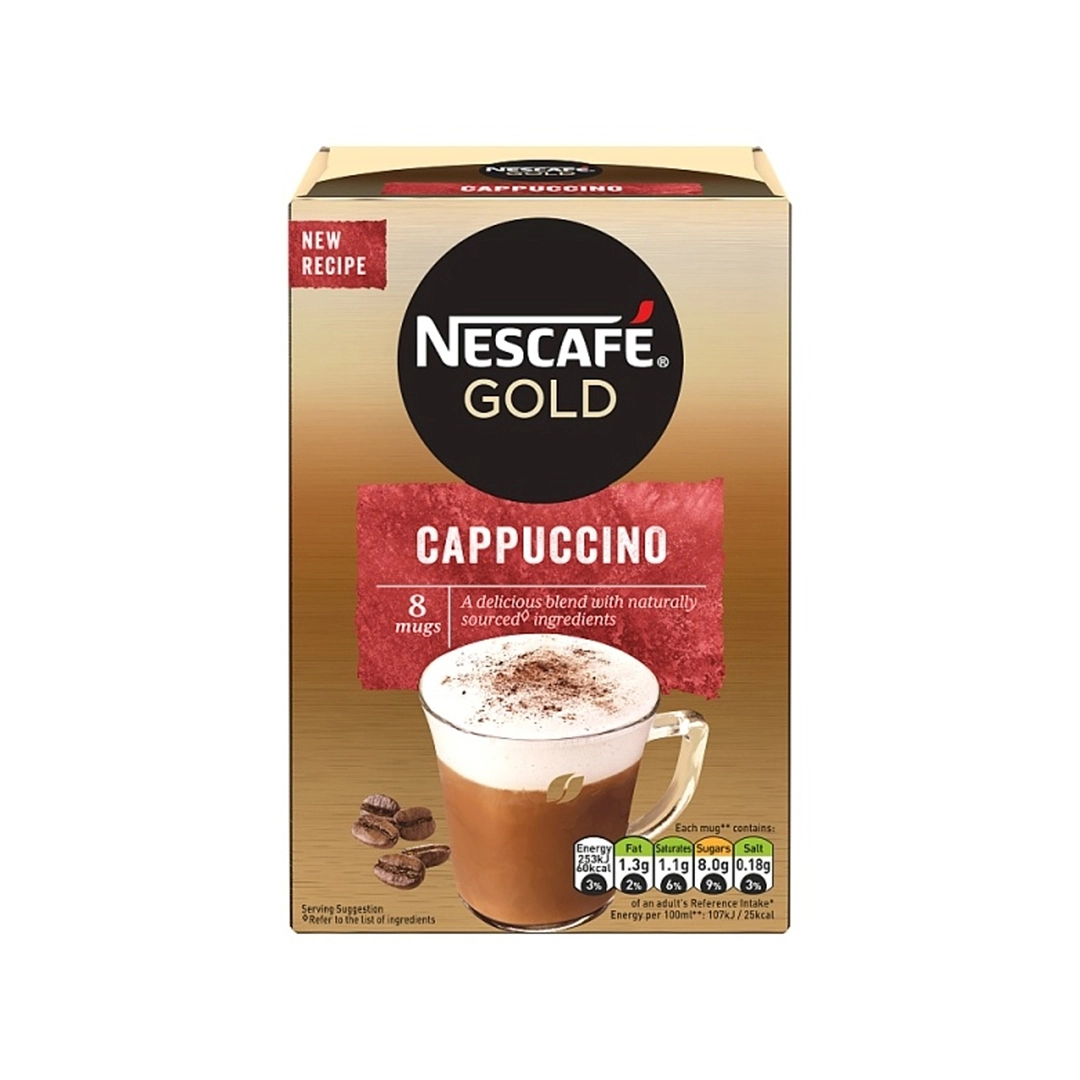 Nescafe Gold Cappucino 8 Mugs