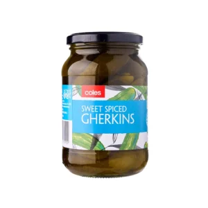 Coles Sweet Spiced Gherkins